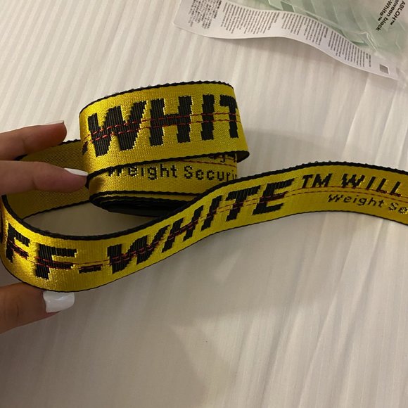 OFF WHITE Industrial Yellow Belt main image 6